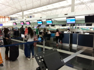 香港空港　第１　チェックイン
