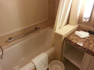 ホテル日航東京　バスルーム