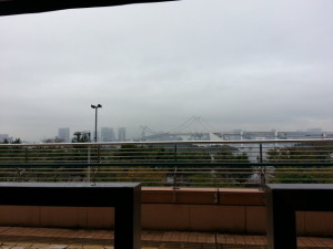 アクアシティお台場　スタバ　テラス