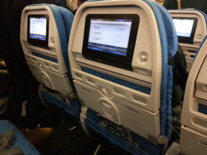 キャセイパシフィック　香港－成田　エコノミー　シート