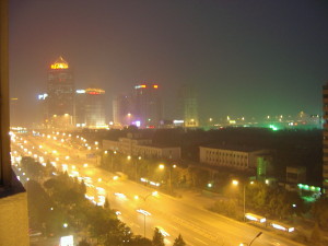 ホテルからの夜景　国貿方面