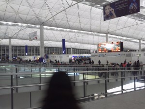 香港空港　出発ロビー