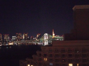 お台場　ホテルグランパシフィック・ル台場　夜景