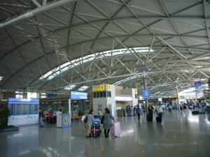 ソウル　インチョン空港　出発ロビー