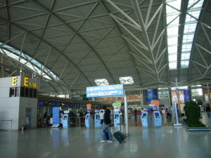 ソウル　インチョン空港　出発