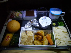 シンガポール航空　機内食