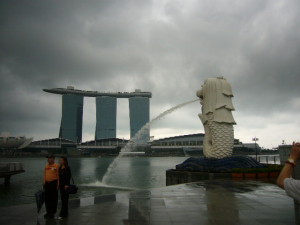 シンガポール　マーライオン