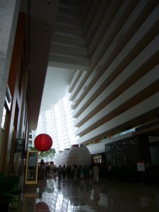 マリーナベイサンズ　ホテルロビー