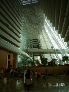 マリーナベイサンズ　ホテルロビー
