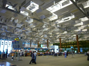 シンガポール　チャンギ空港　出発ターミナル
