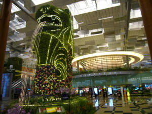 シンガポール　チャンギ空港　出発ターミナル