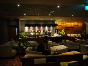 チャンギ空港　ラウンジ