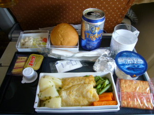 SQ12 SIN-NRT 機内食