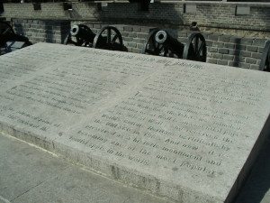 八達嶺長城　大砲